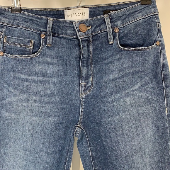 PARKER SMITH Ava Crop Skinny Jeans Blue Size 26 - Picture 3 of 13